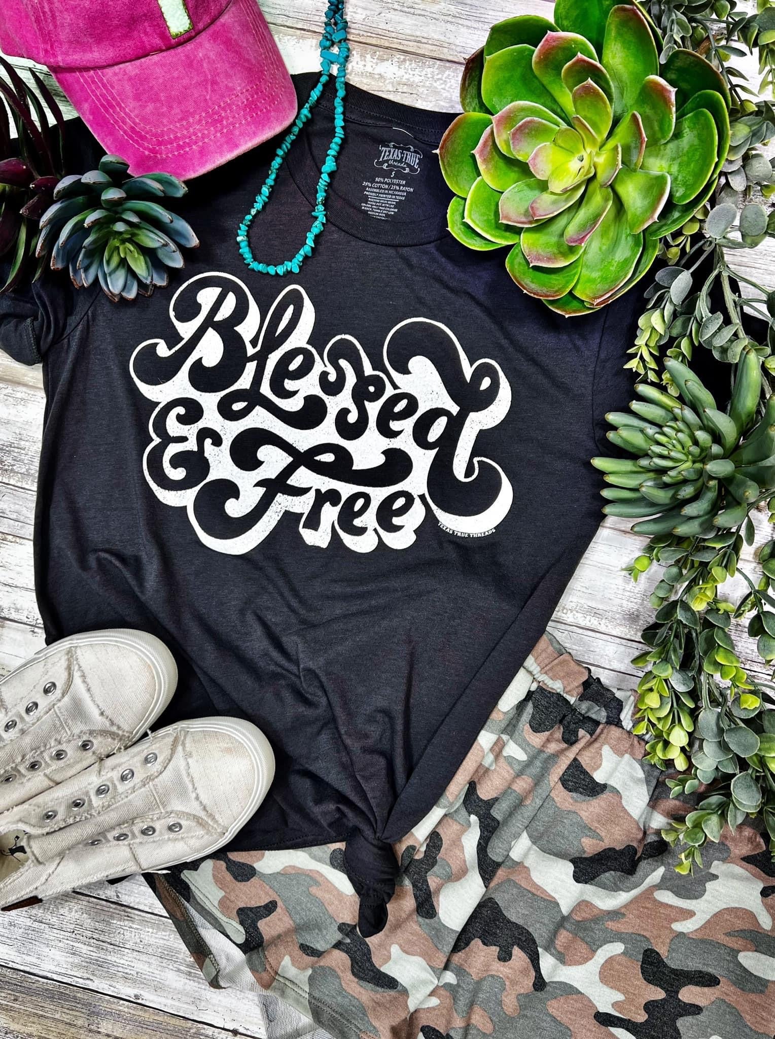 BLESSED AND FREE TEE