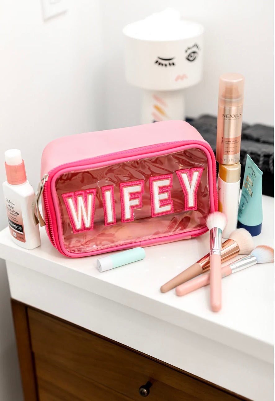 WIFEY COSMETIC BAG JADELYNN BROOKE