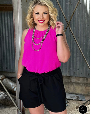 VICKY FUCHSIA TOP