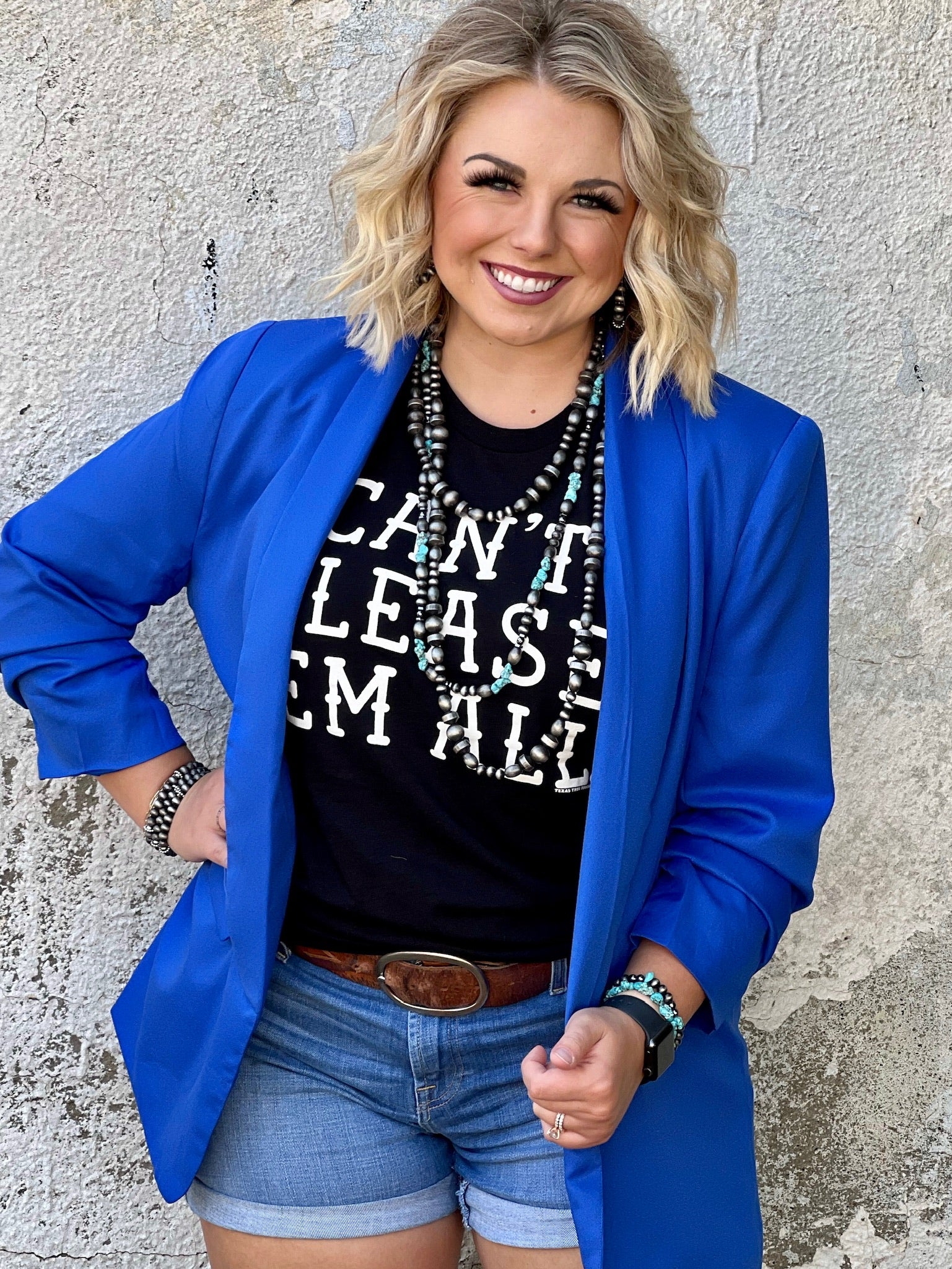 JESSIE ROYAL BLUE BLAZER