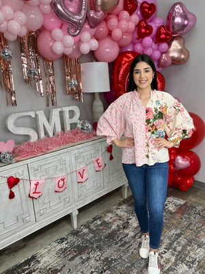 SCARLETT FLORAL TOP