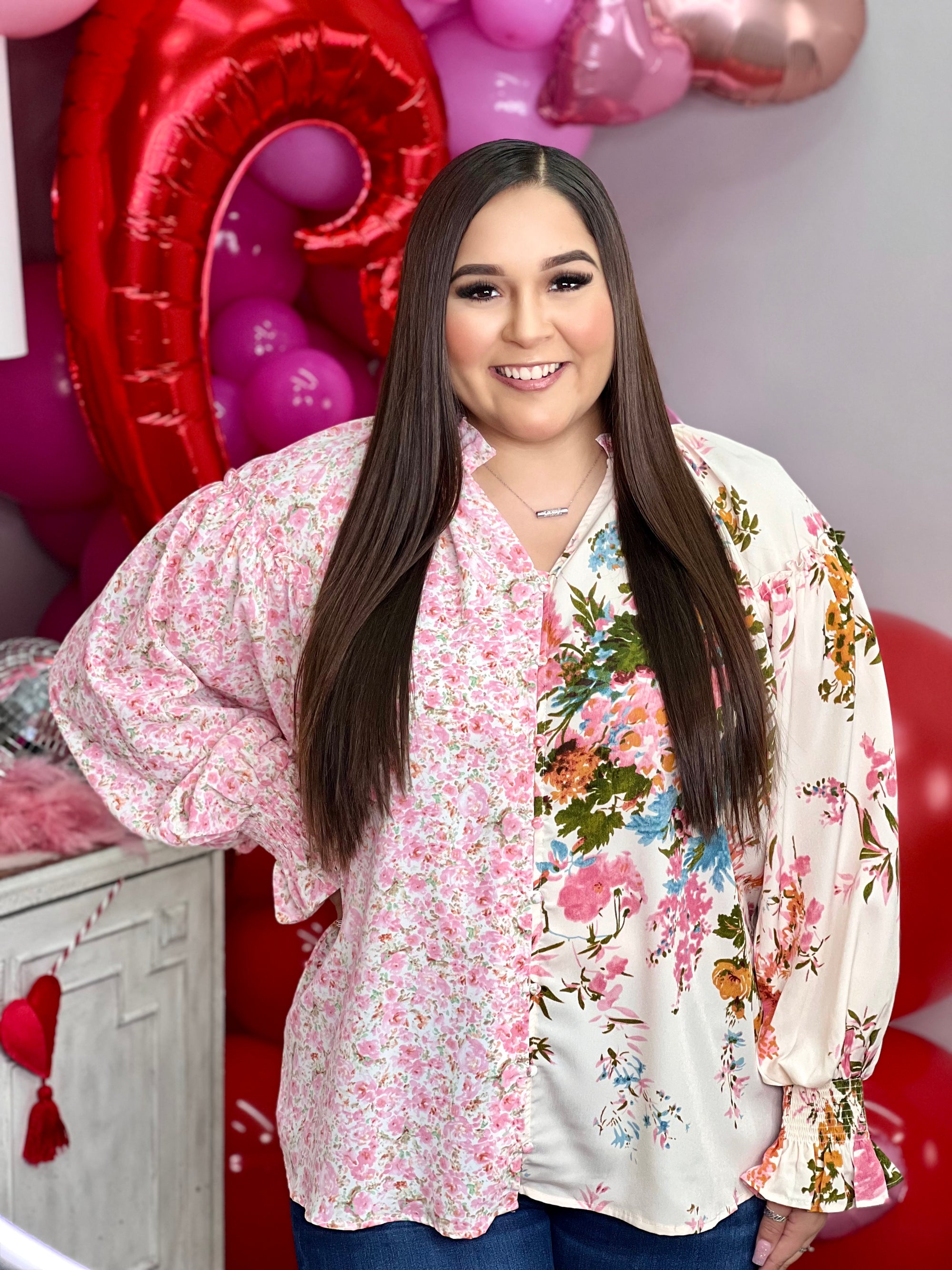 SCARLETT FLORAL TOP