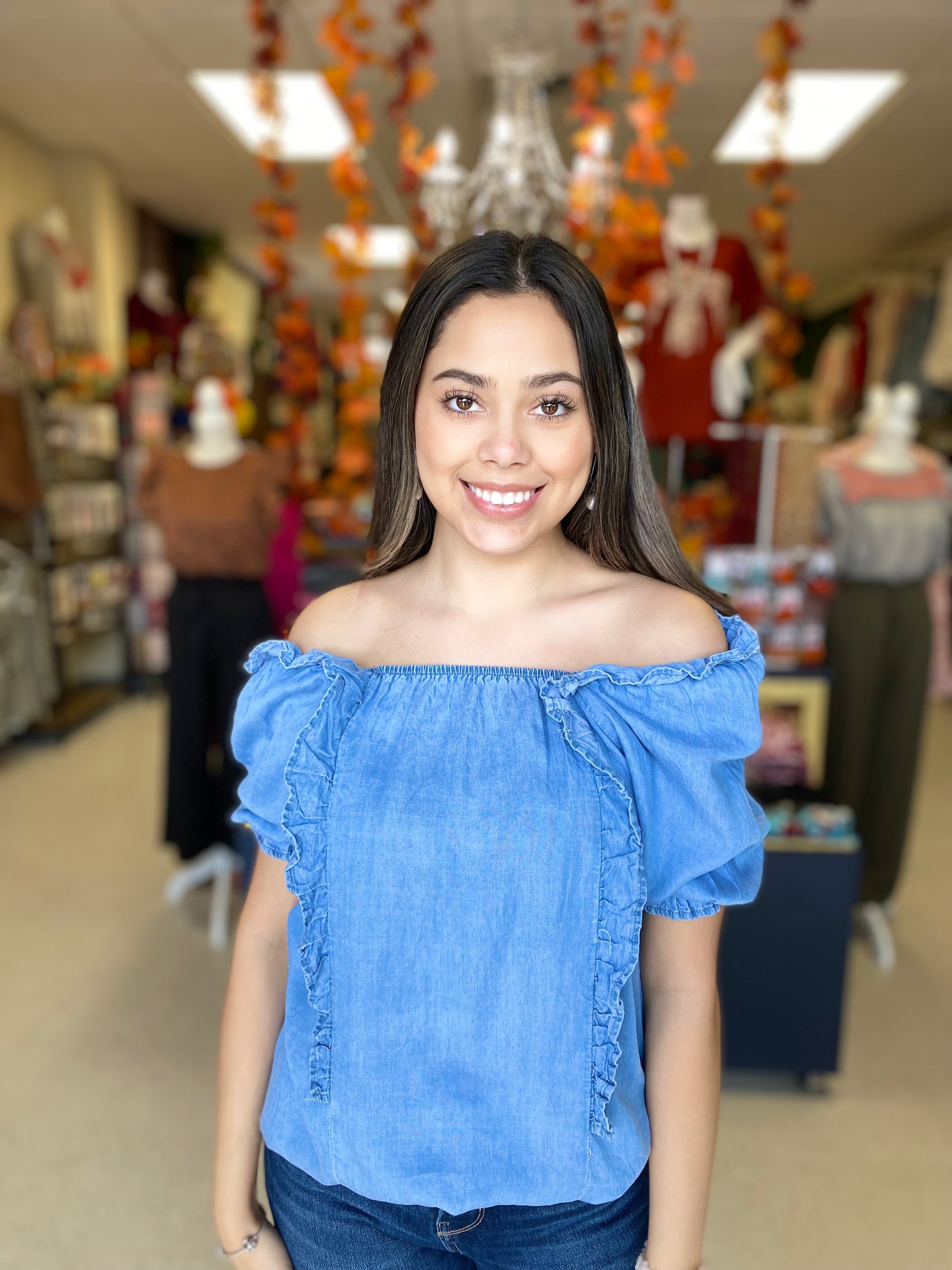 DENIM TOP