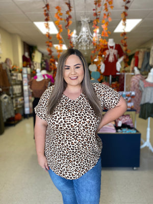 BUTTER LEOPARD TOP