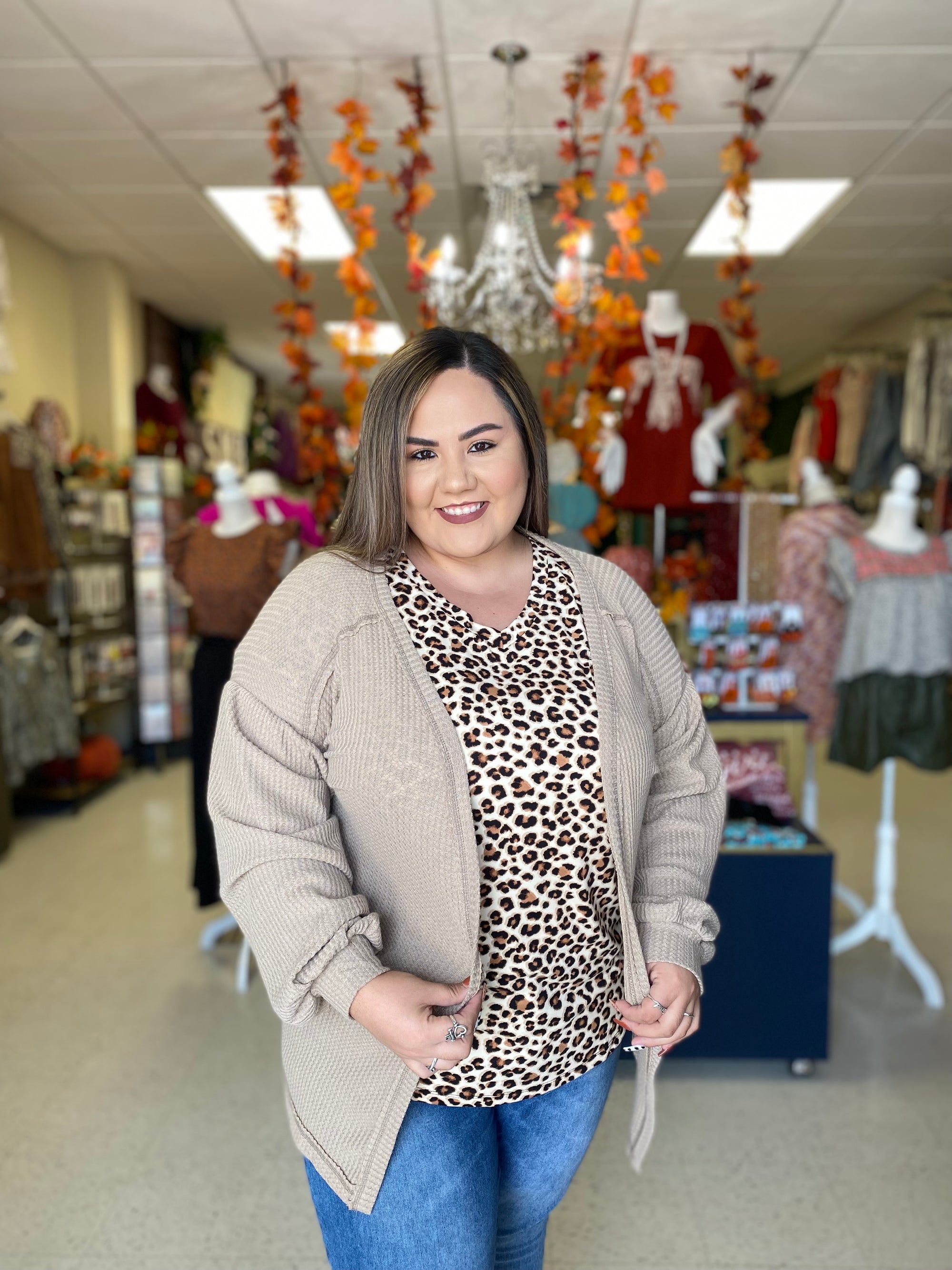 TAUPE CARDIGAN