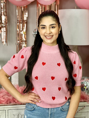 STRAWBERRY HEART TOP