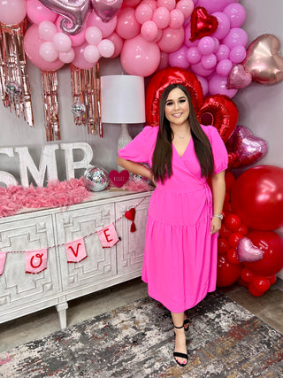 CAMILLE CANDY PINK DRESS