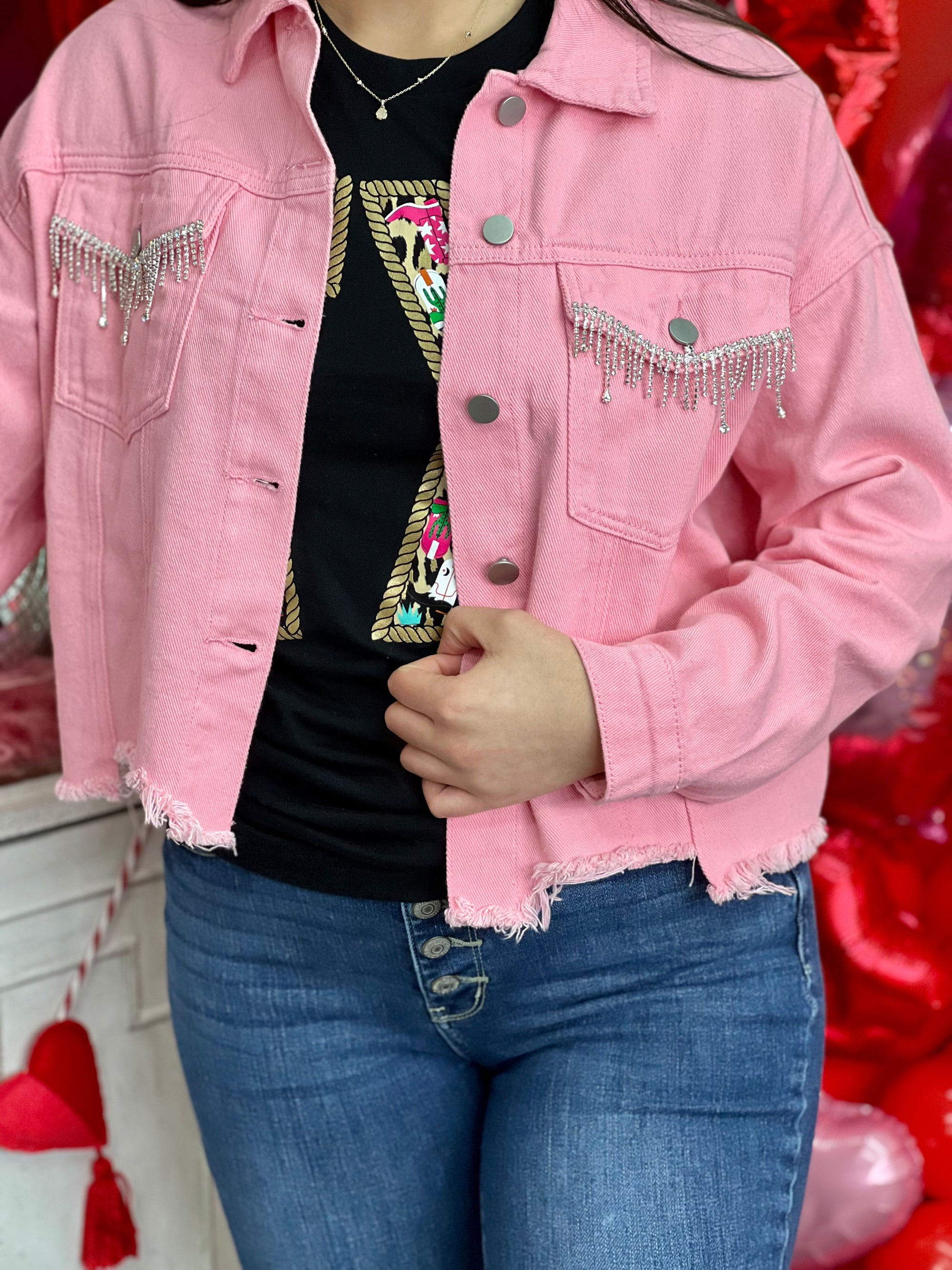 PINK BLING JACKET