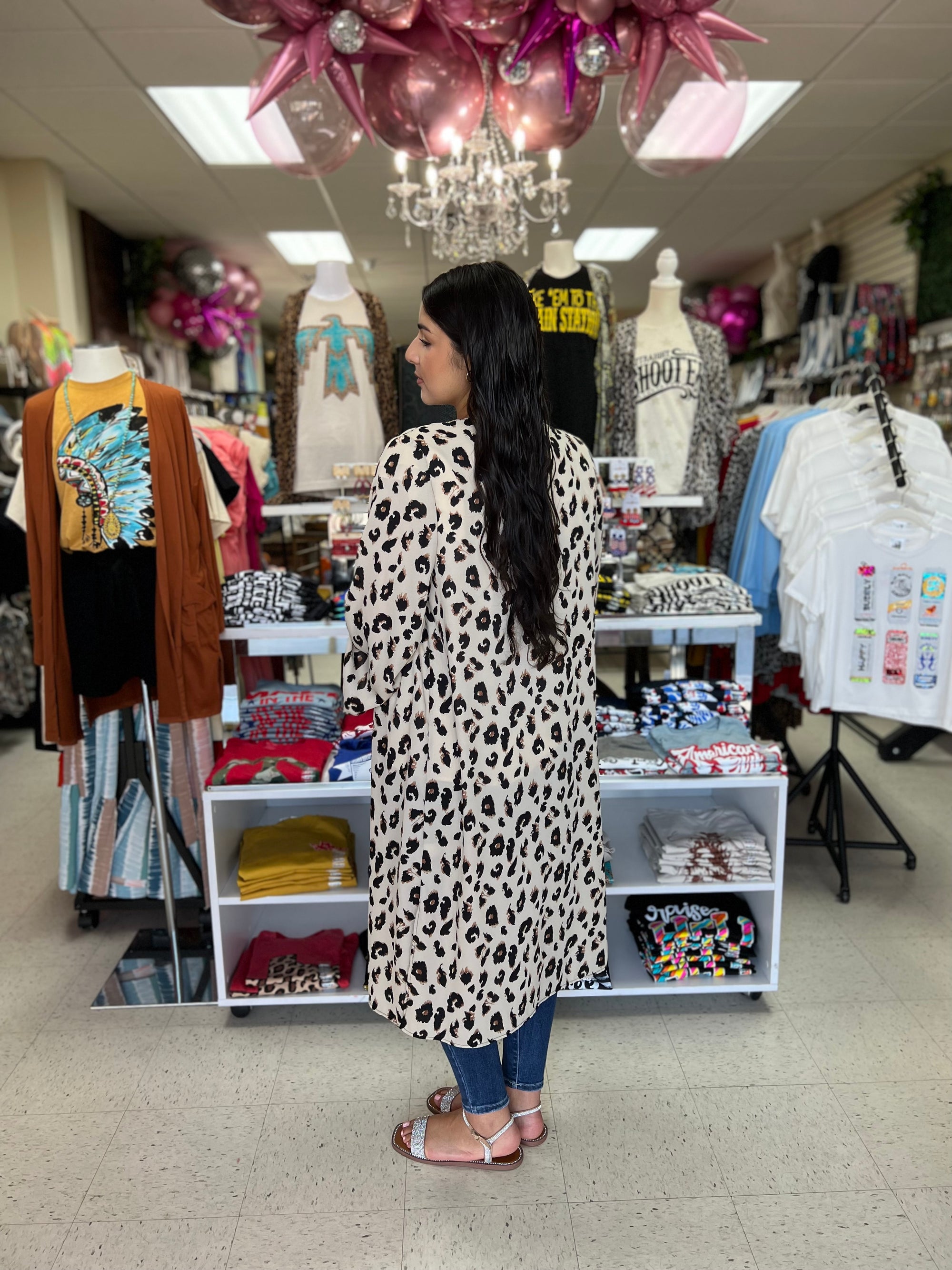 ANIMAL PRINT DUSTER