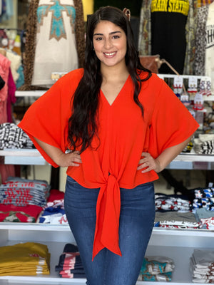 SUNSET ORANGE TOP