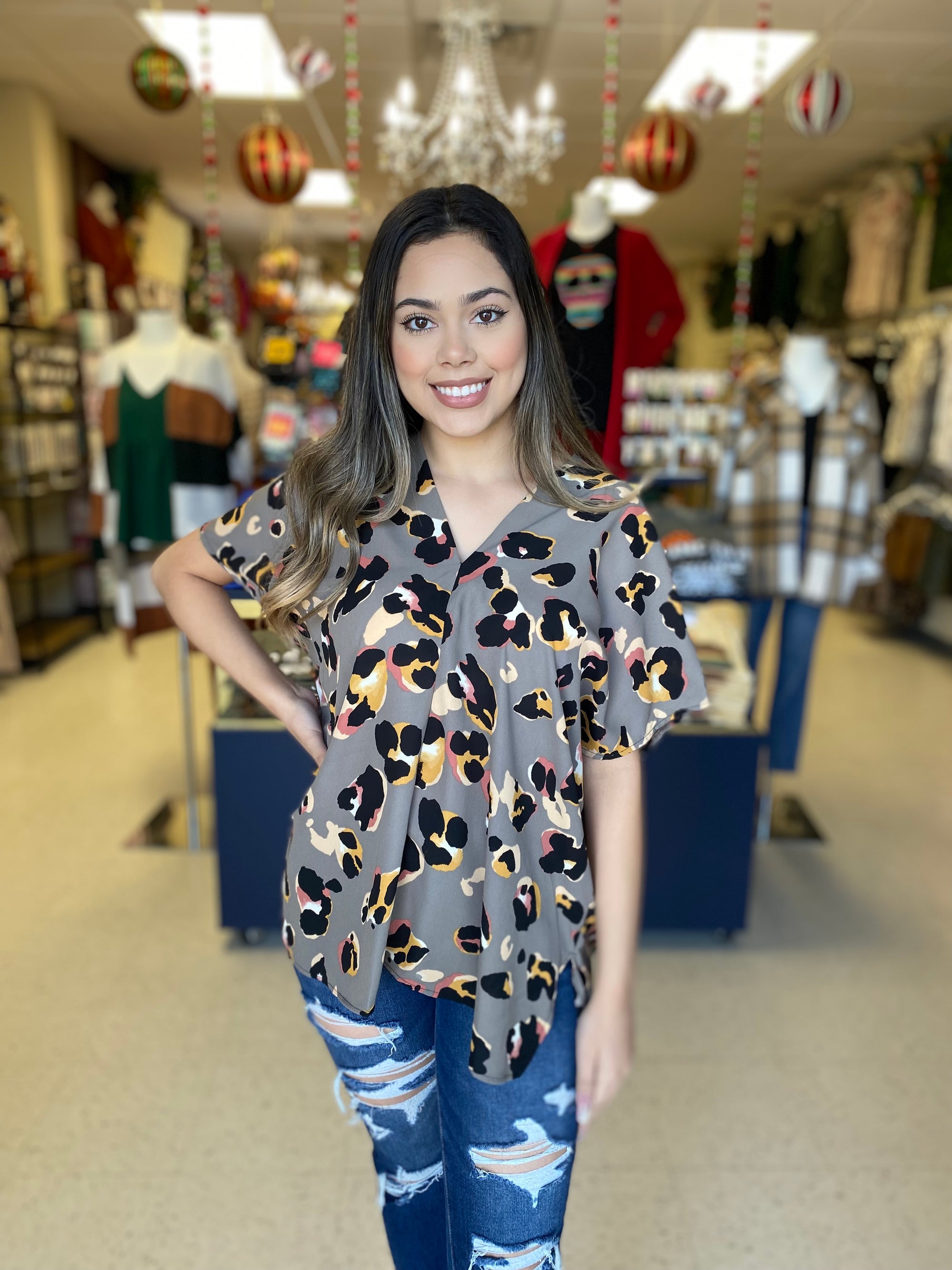 CLASSY LEOPARD TOP