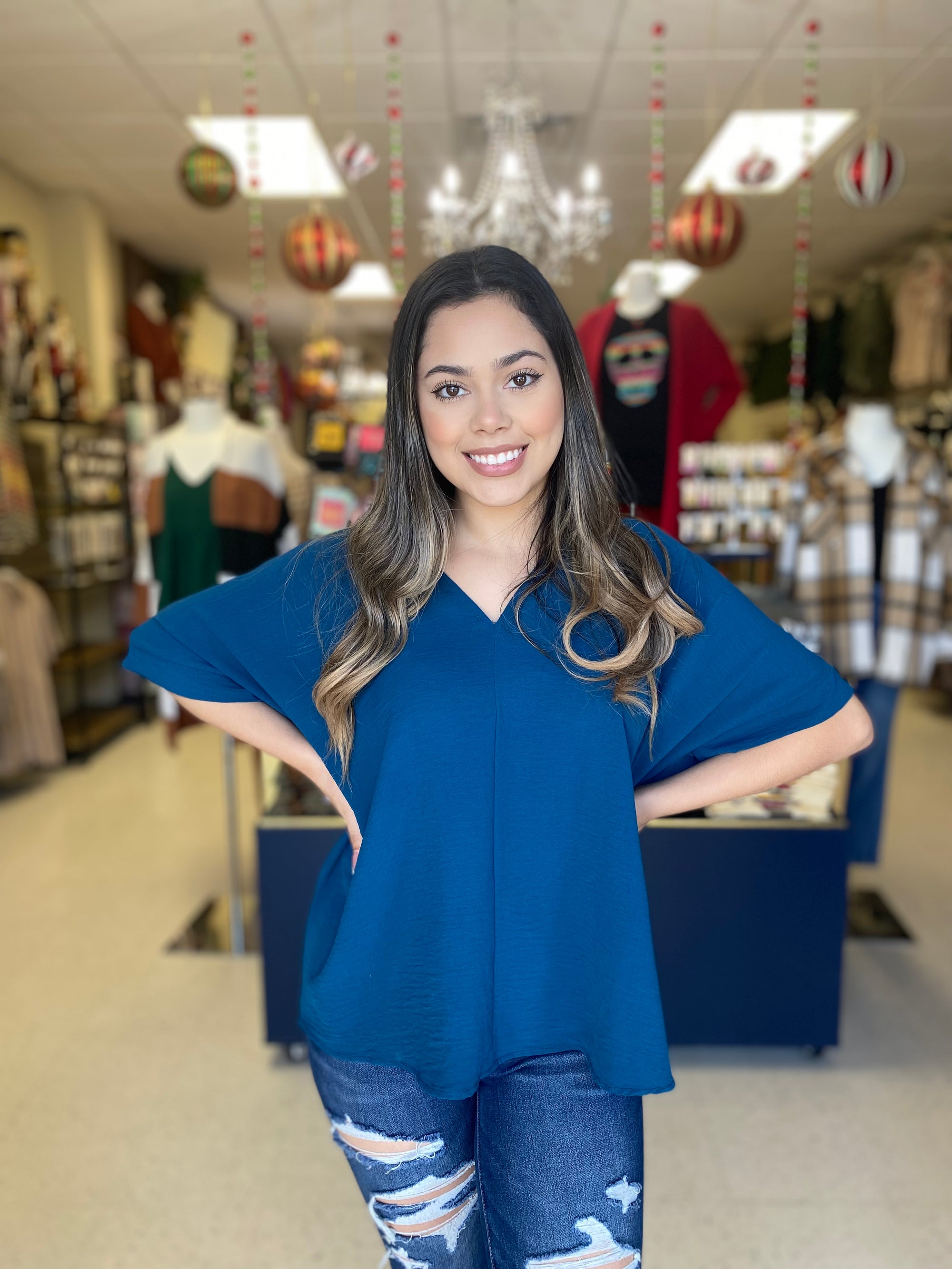 TEAL TOP