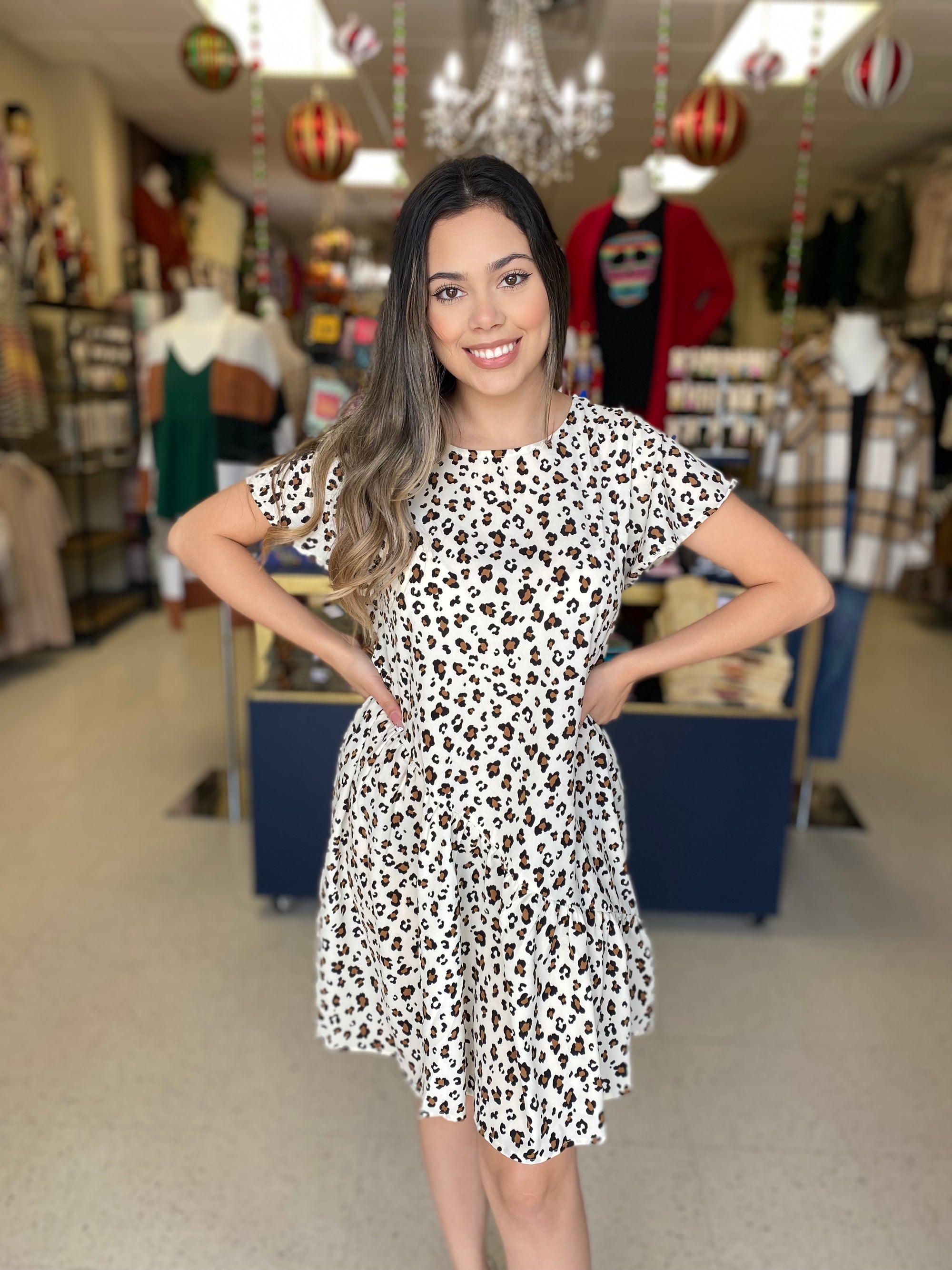 ROSE CARMEL LEOPARD DRESS