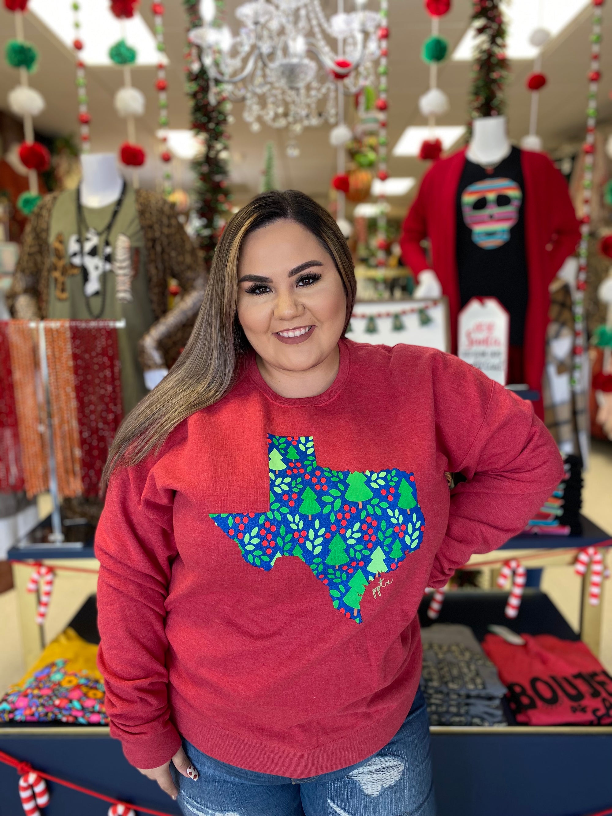 TEXAS TREE SWEATER