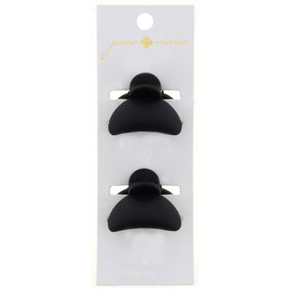 JANE MARIE SET OF 2 MINI BUBBLE CLAW CLIPS BLACK