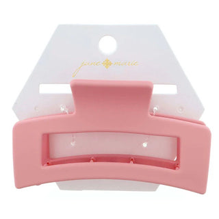 JANE MARIE RECTANGLE HAIR CLIP BLUSH