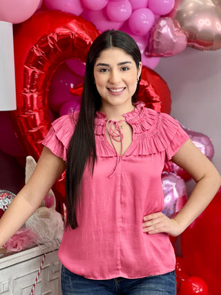 SARAHI BLUSH TOP