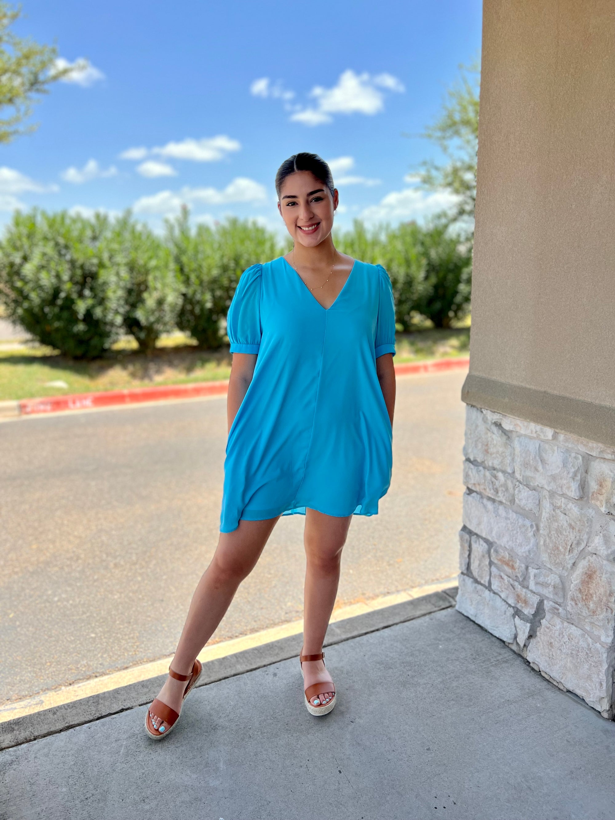 ELLA BABY BLUE DRESS