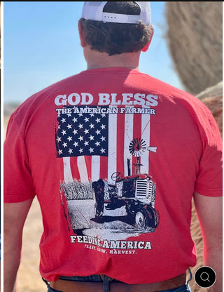 GOD BLESS THE FARMER TEE