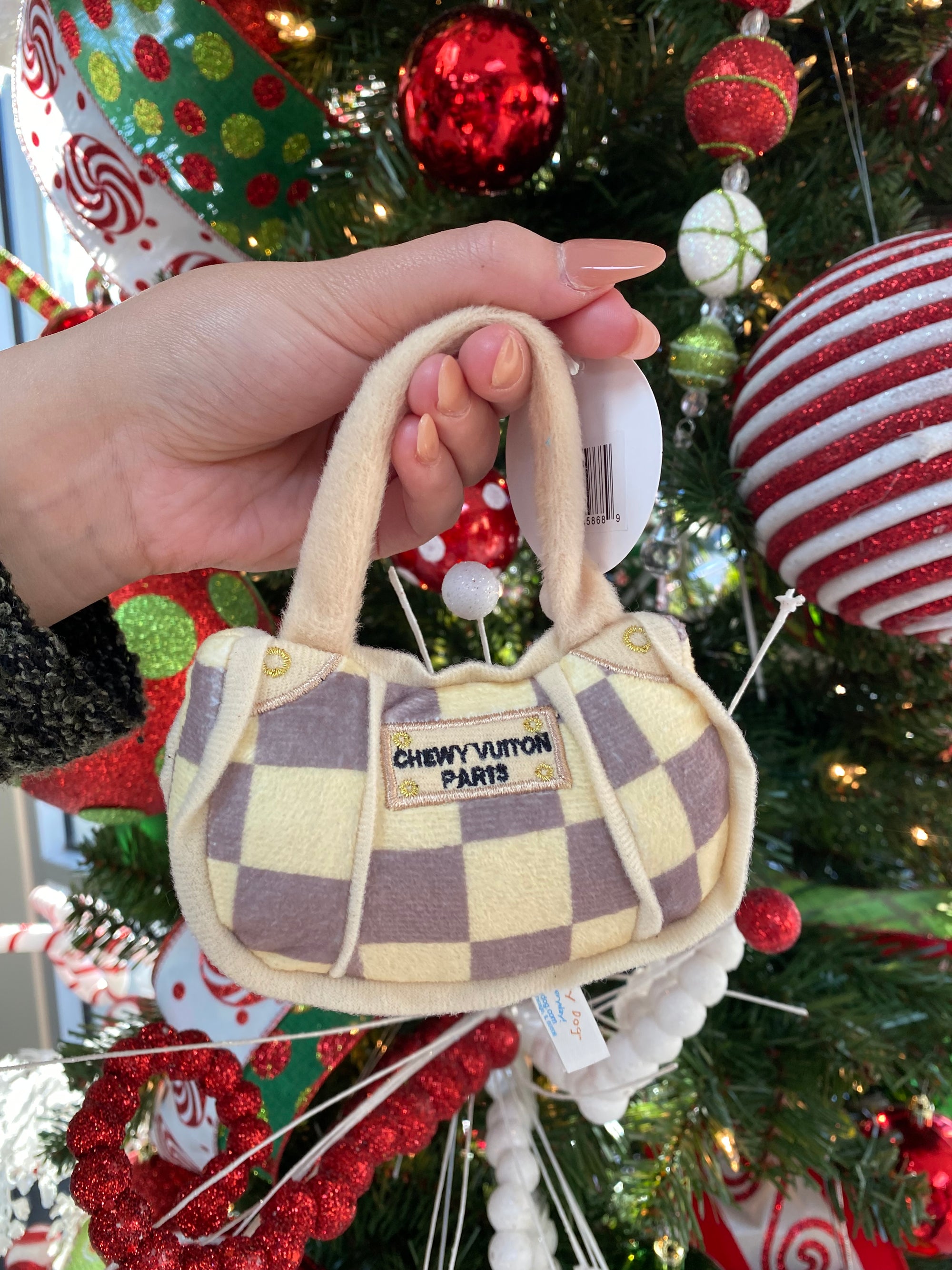 MINI CHEWY VUITTON PURSE TOY