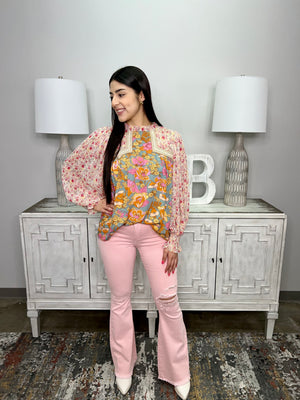 CHER FLORAL BLOUSE