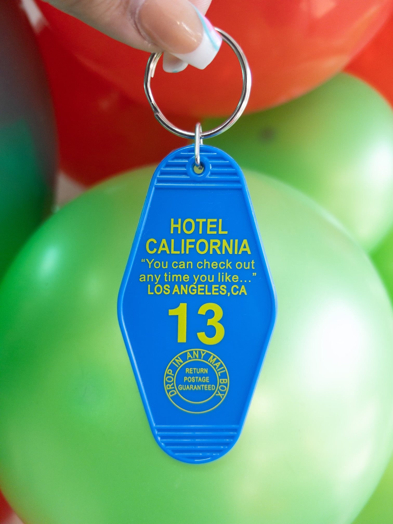 Hotel california sale keychain