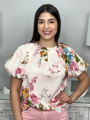 POPPY FLORAL BLOUSE