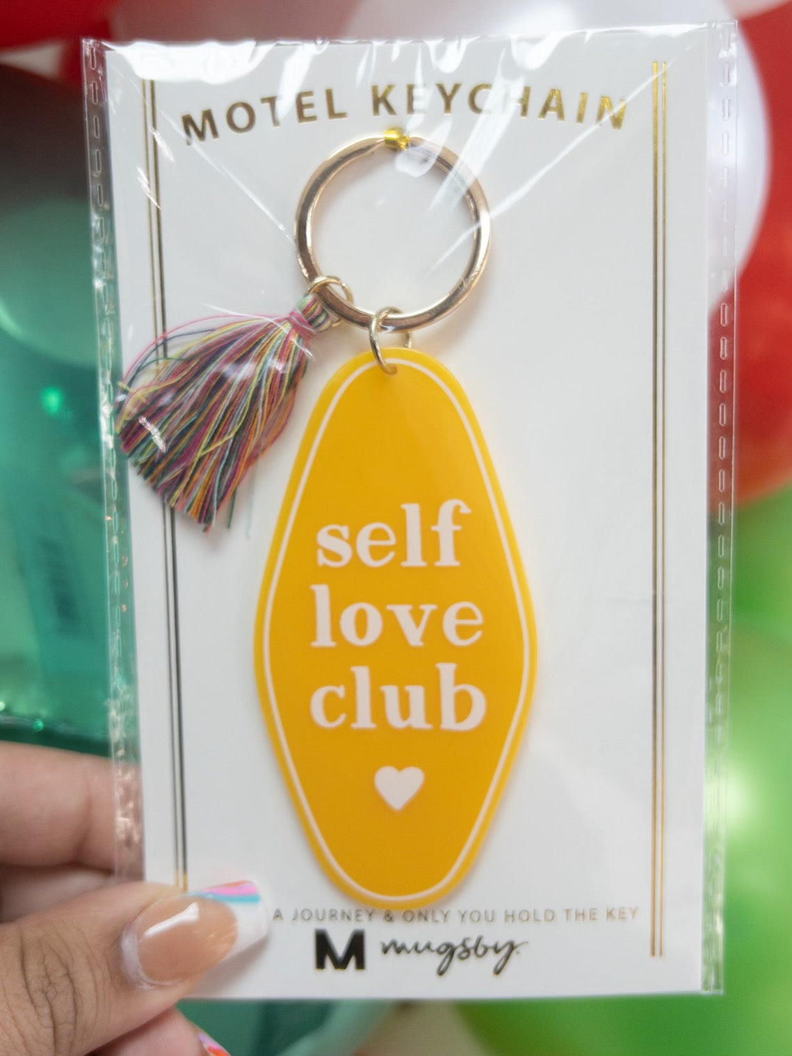 SELF LOVE CLUB KEYCHAIN