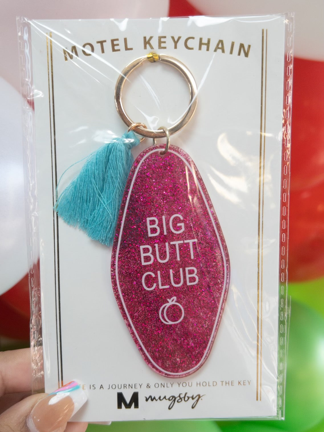 BIG BUTT CLUB KEYCHAIN