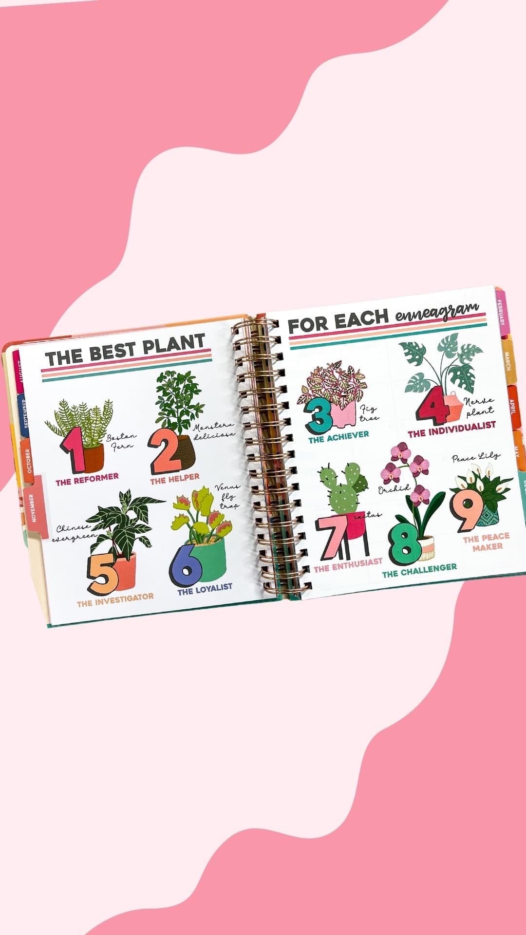 PLANNER FLORAL PALM