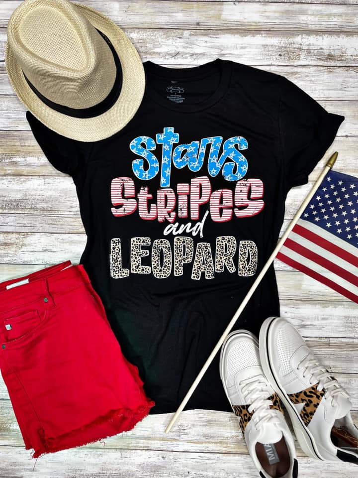 STARS STRIPES AND LEOPARD