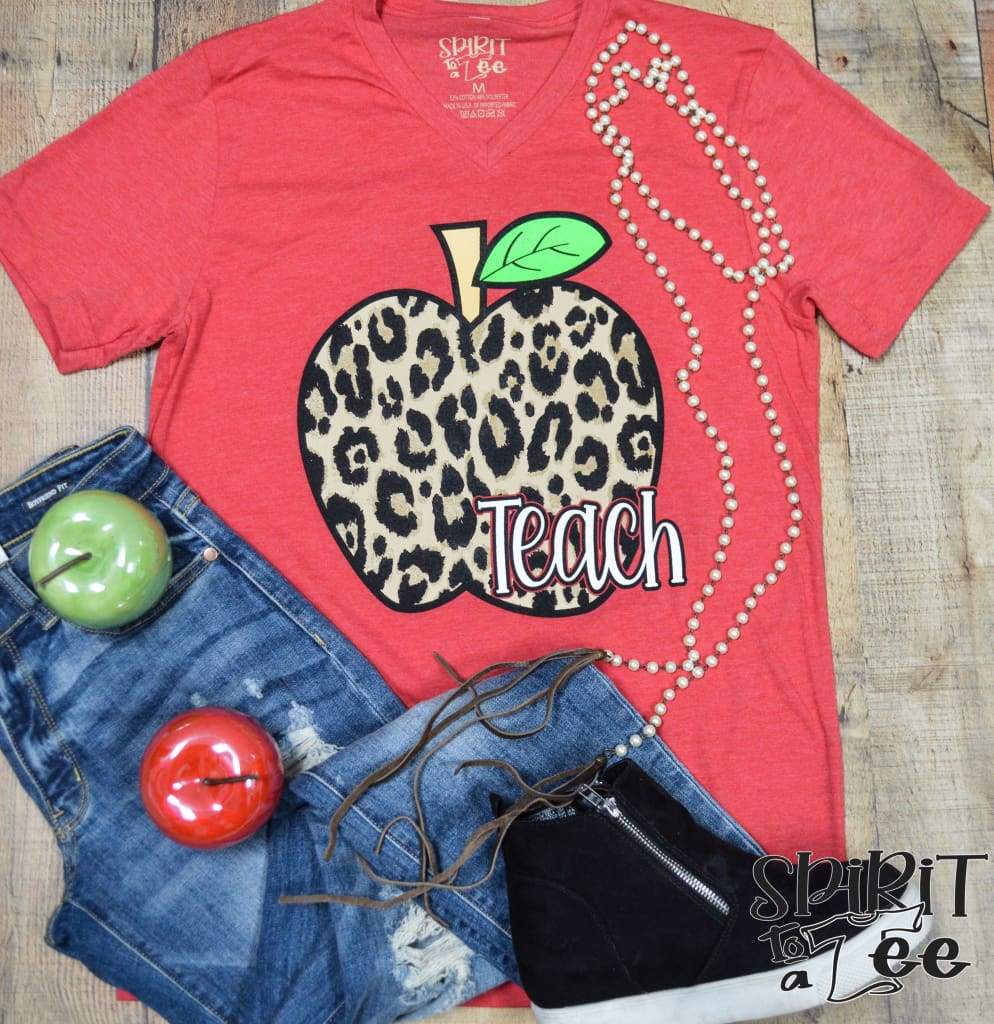 LEOPARD APPLE TEE