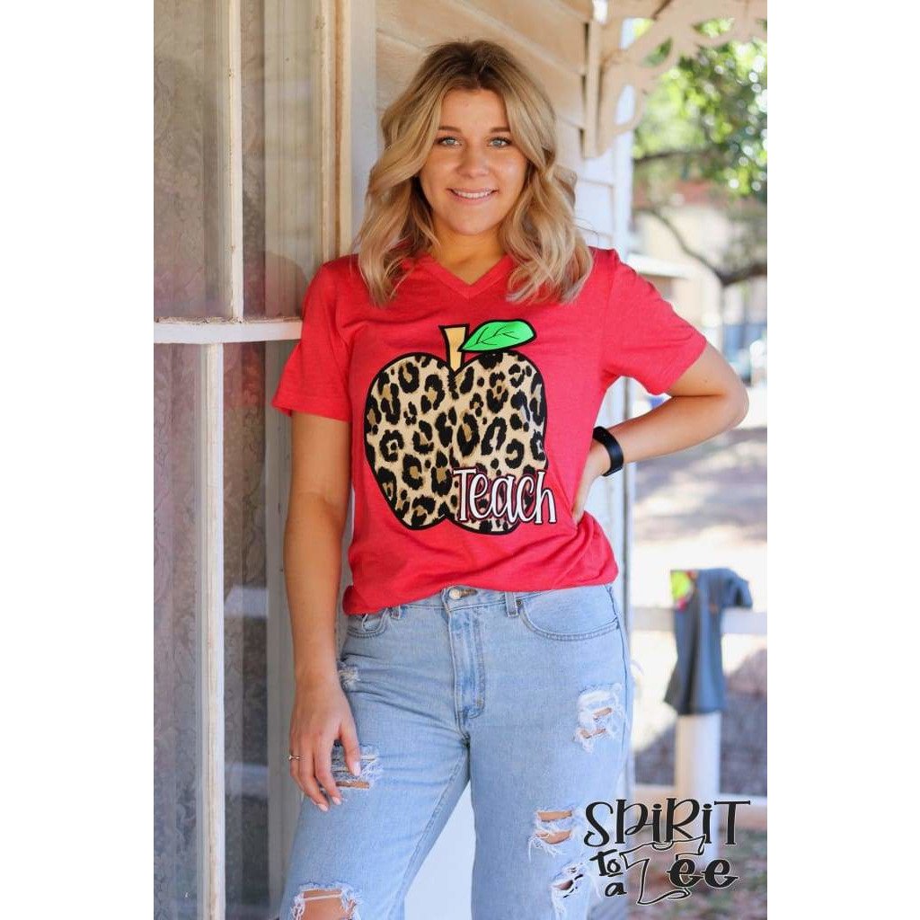 LEOPARD APPLE TEE