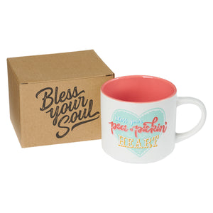 Pea Pickin’ Heart Ceramic Coffee Mug