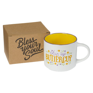 Chin Up Buttercup Ceramic Coffee Mug