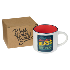 Dear Lord Bless This Mess Ceramic Coffee Mug