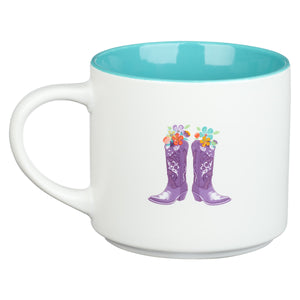 Boots Lace and Grace Ceramic Coffee Mug