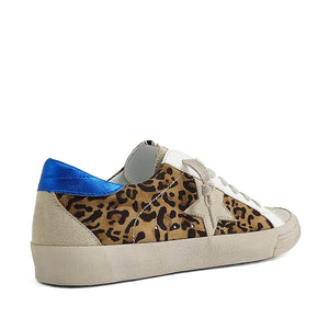 PILAR LEOPARD PRINT SNEAKERS