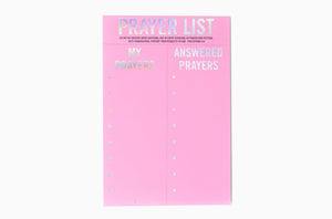 PRAYER LIST NOTEPAD