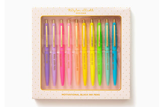 SET OF 10 MOTIVATIONAL PENS