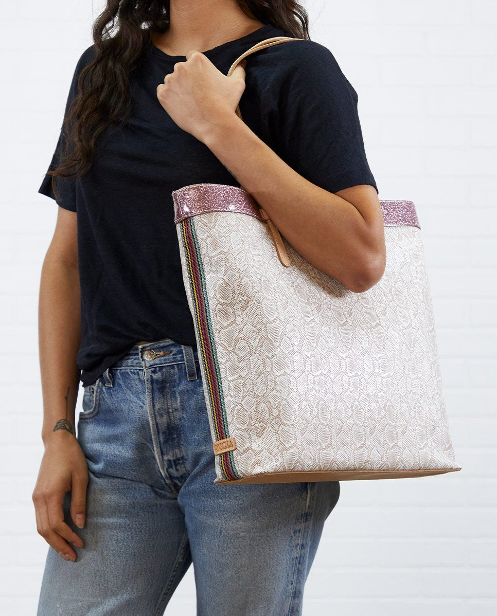 CLAY SLIM TOTE