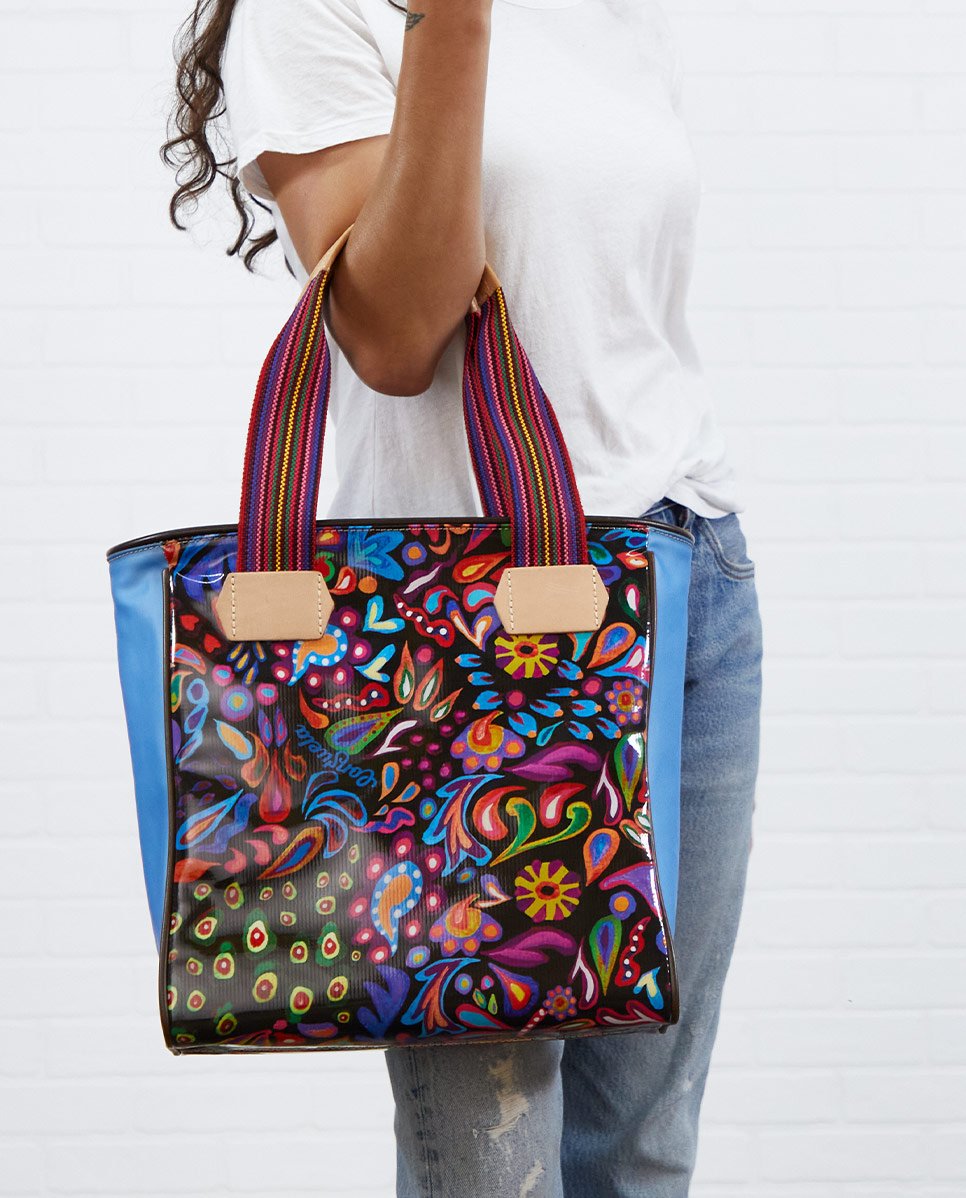 SOPHIE BLACK SWIRLY CLASSIC TOTE