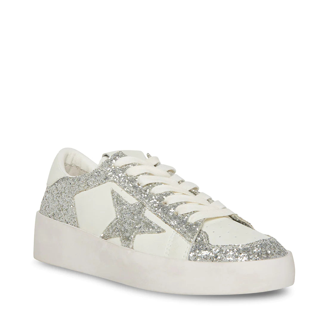 STEVE MADDEN PERONA SILVER GLITTER