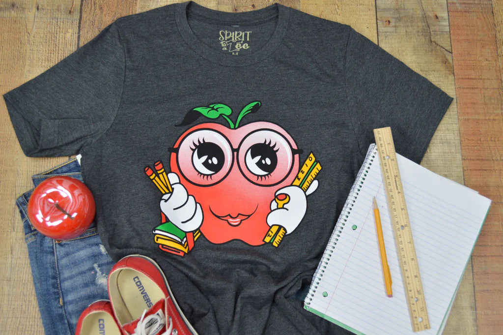 HAPPY TEACHER APPLE TEE