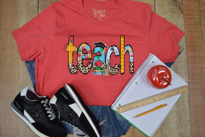 RED TEACH TEE