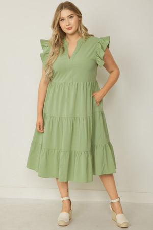 AUGUST TIERED DRESS