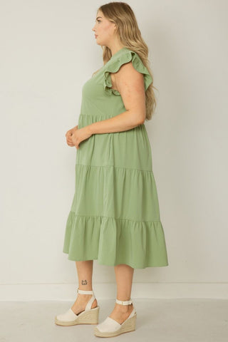 AUGUST TIERED DRESS