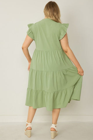AUGUST TIERED DRESS
