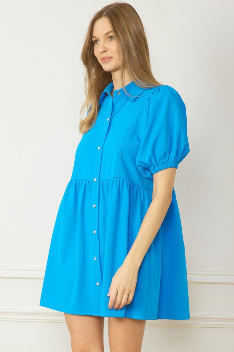 LUCY BLUE DRESS - Southern Melon Boutique LUCY BLUE DRESS - Southern Melon Boutique