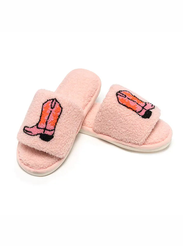 COWGIRL SLIDE SLIPPER - Shop Southern Melon Boutique